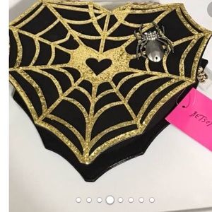Betsey Johnson Spider Web Cross-body